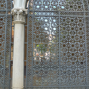 Wrought iron gate in Venice, Italy