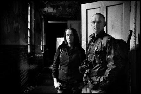 Two Urban Explorers at West Park derelict asylum